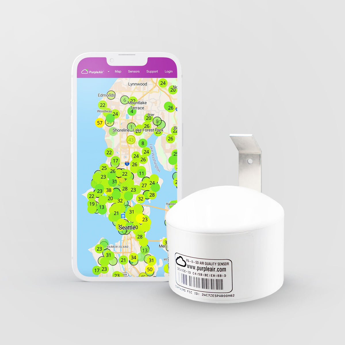 PurpleAir Classic Air Quality Monitor